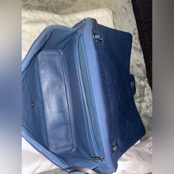 Chanel jersey flap bag jumbo - Picture 7 of 10